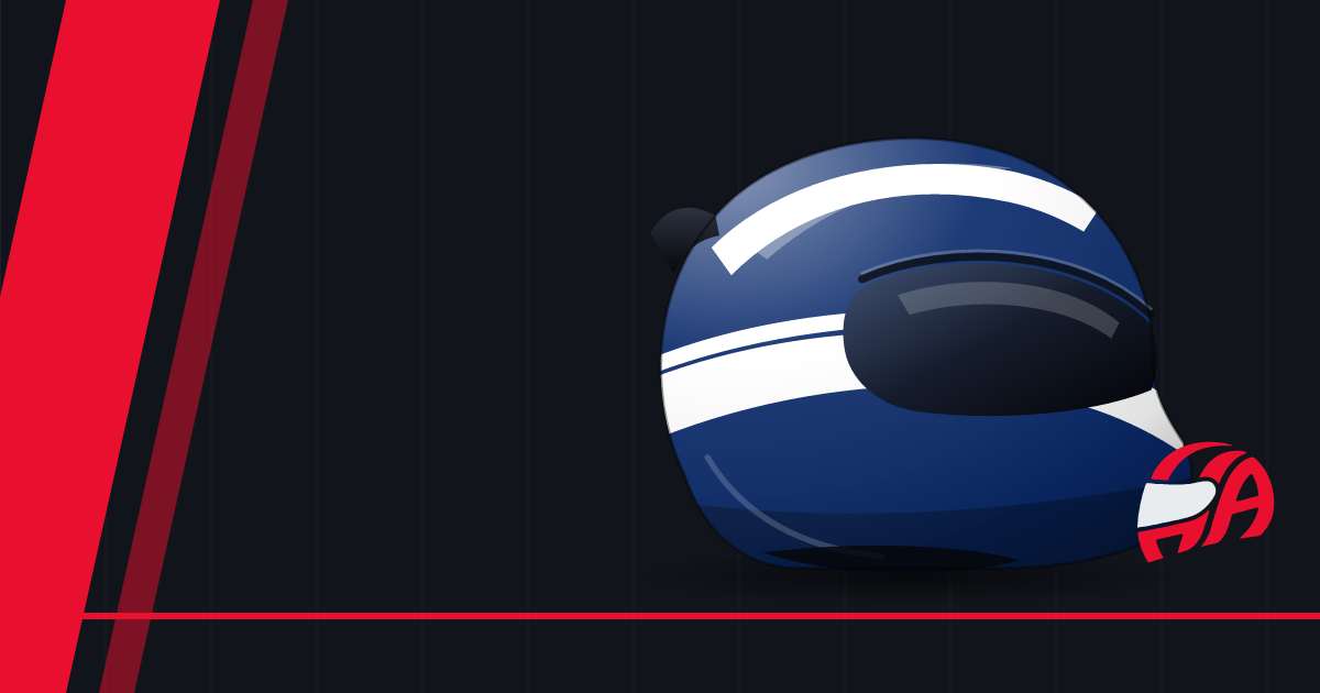 Alexander Albon Racing video games helmet: Las Vegas 2024