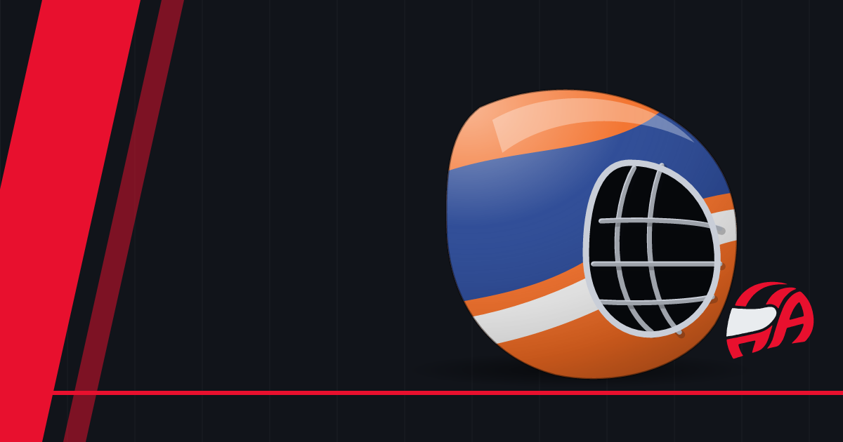 Calvin Pickard Oil Drop Hockey helmet: 2025–26 season