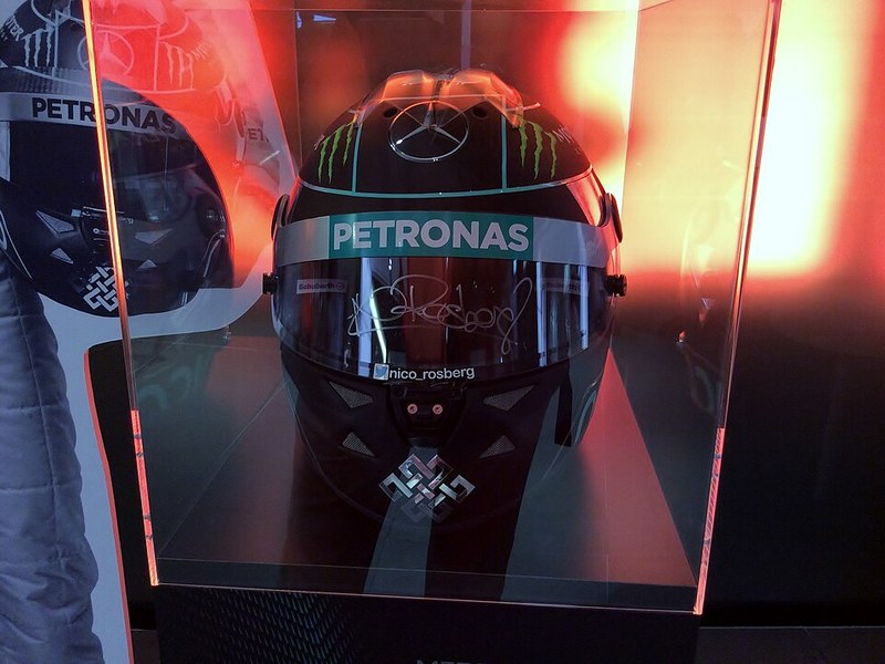 Photo of the Nico Rosberg 2014 season helmet