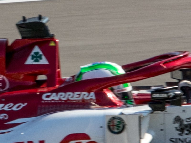 Photo of the Antonio Giovinazzi 2020 season helmet