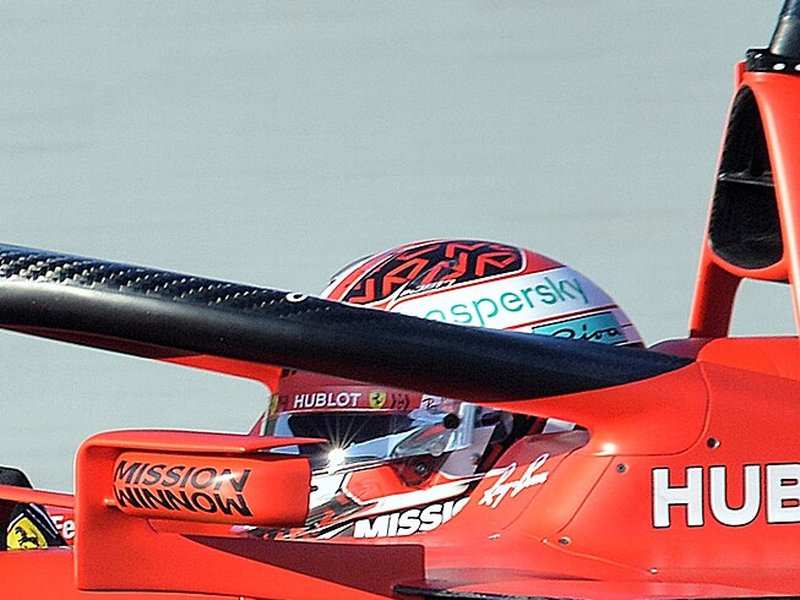 Photo of the Charles Leclerc 2020 season helmet