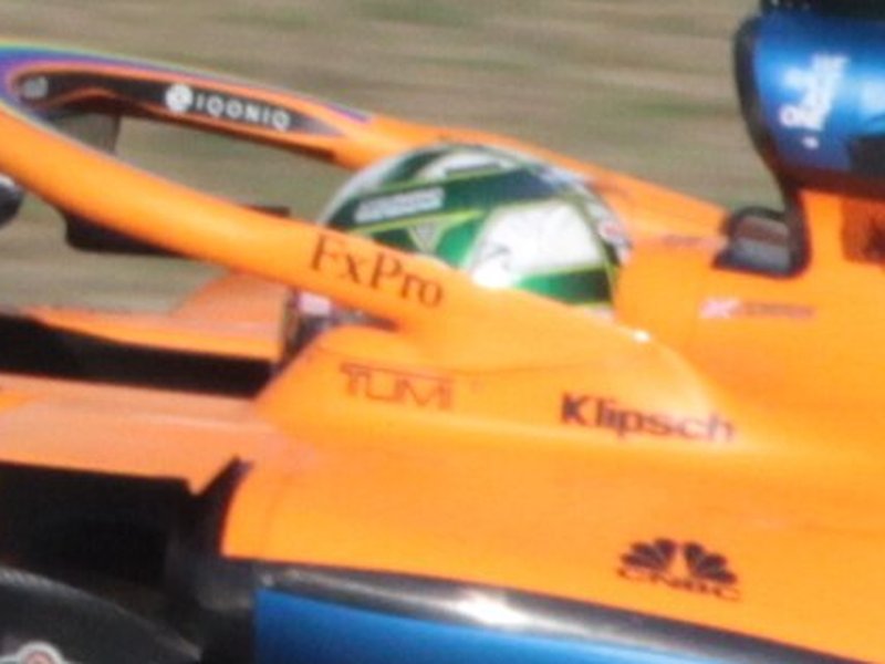 Photo of the Lando Norris Tuscan Grand Prix 2020 helmet