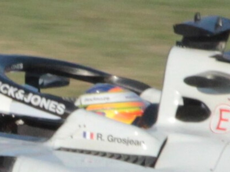 Photo of the Romain Grosjean 2020 season helmet