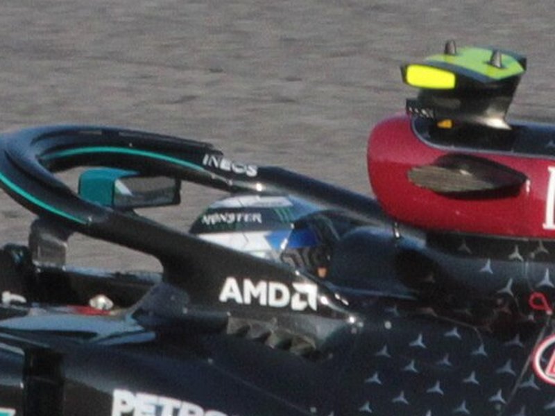 Photo of the Valtteri Bottas 2020 season helmet
