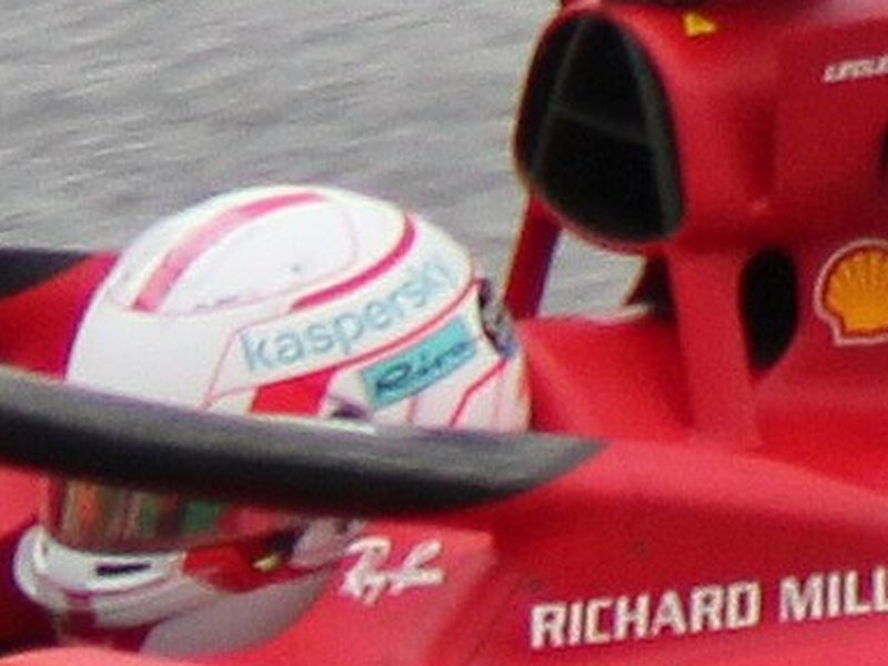 Photo of the Charles Leclerc 2021 season helmet