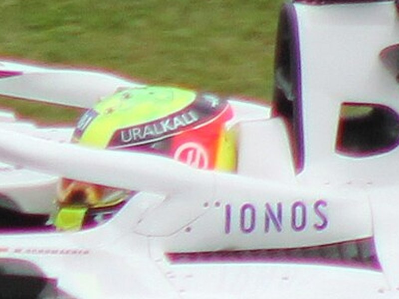 Photo of the Mick Schumacher 2021 season helmet