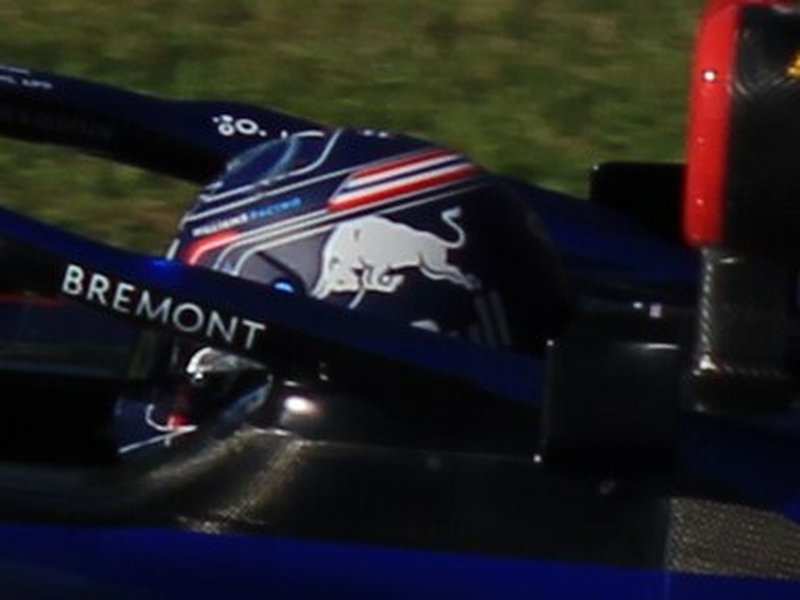Photo of the Alexander Albon 2022 season helmet