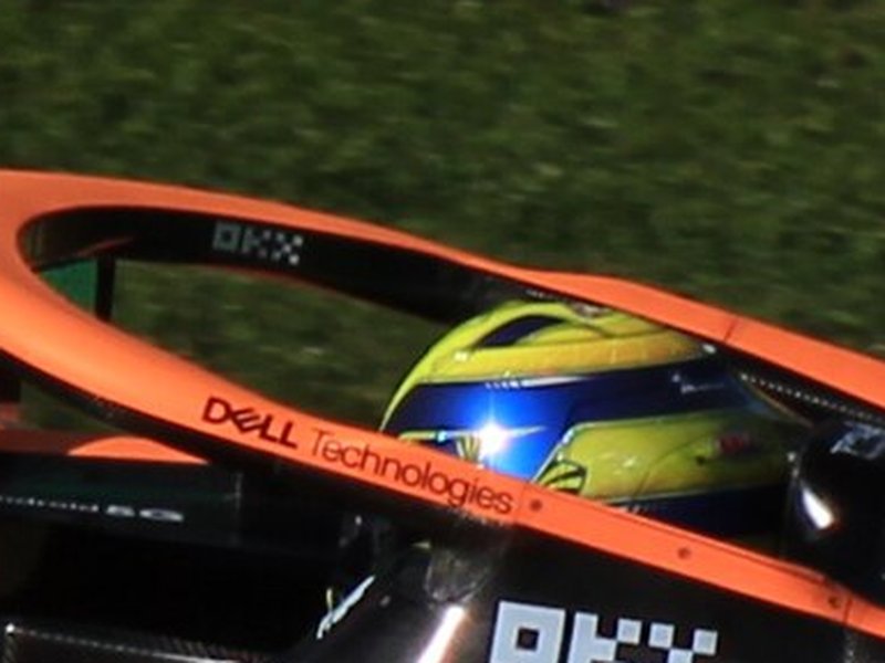 Photo of the Lando Norris 2022 season helmet