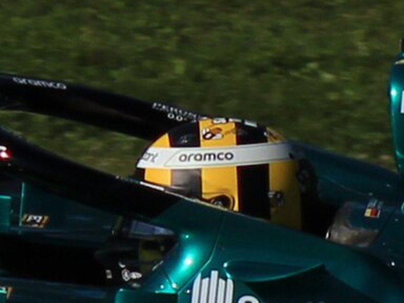 Photo of the Sebastian Vettel Austrian Grand Prix 2022 helmet