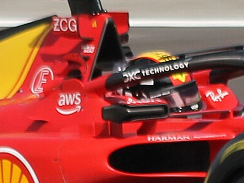Photo of the Carlos Sainz Italian Grand Prix 2023 helmet