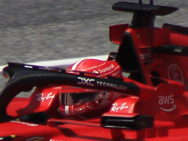 Photo of the Charles Leclerc 2023 season helmet