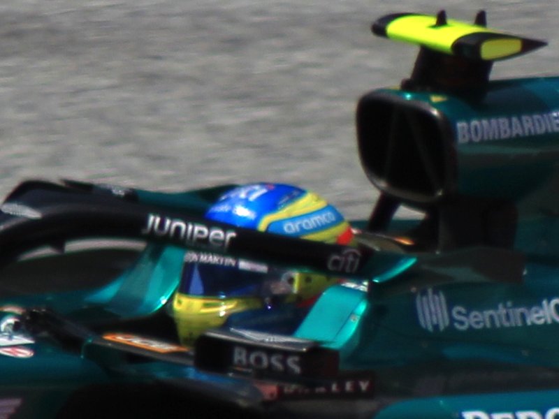 Photo of the Fernando Alonso 2023 season helmet