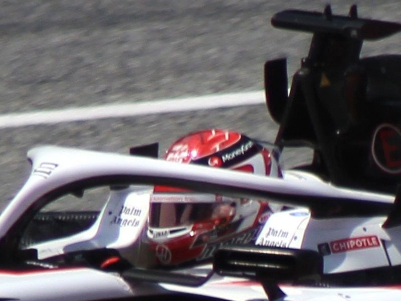 Photo of the Kevin Magnussen 2023 season helmet