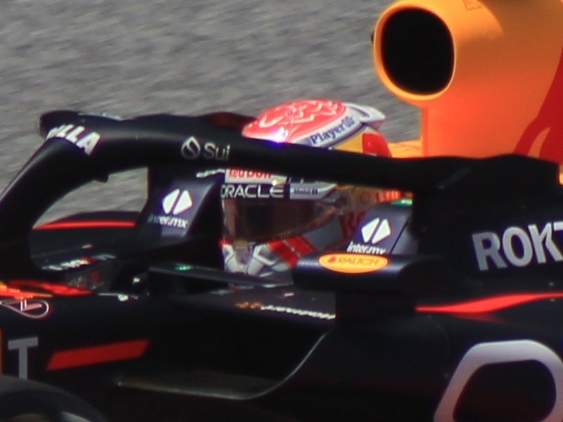 Photo of the Max Verstappen 2023 season helmet