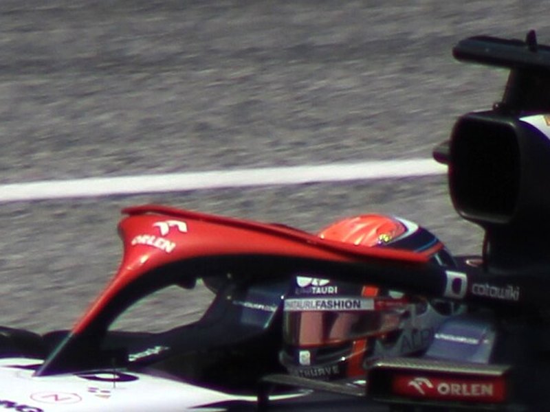 Photo of the Nyck de Vries 2023 season helmet