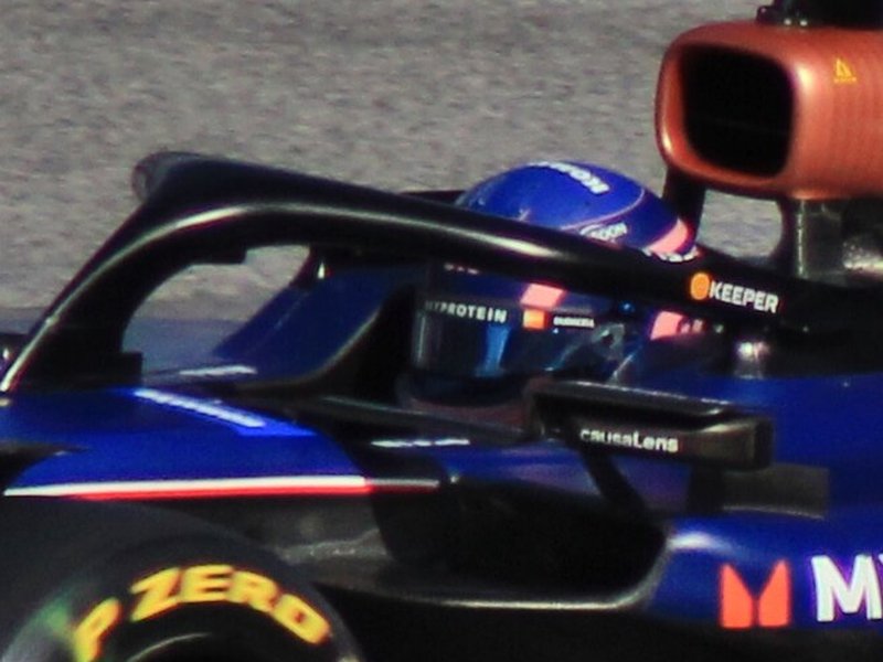 Photo of the Alexander Albon 2024 season helmet