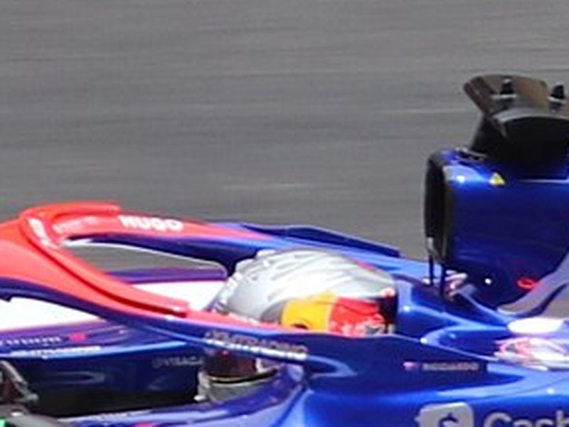 Photo of the Daniel Ricciardo 2024 season helmet