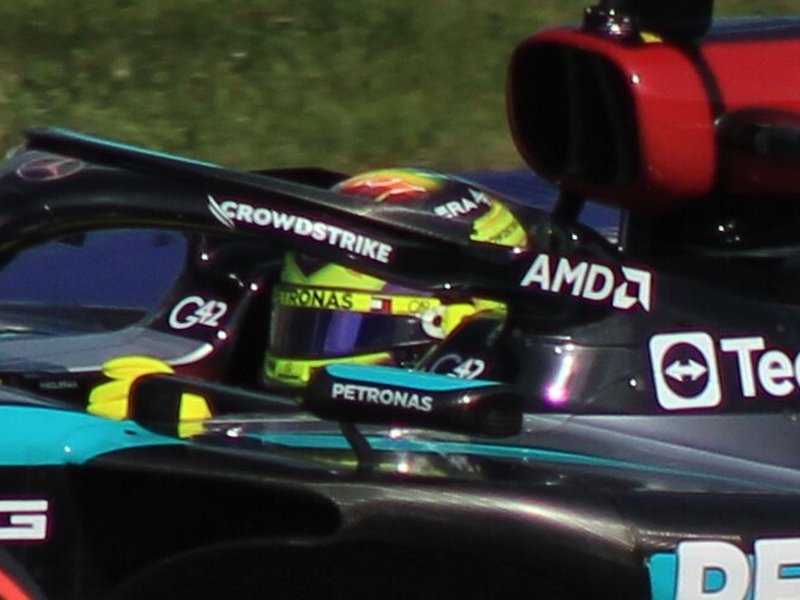Photo of the Lewis Hamilton 2024 season helmet