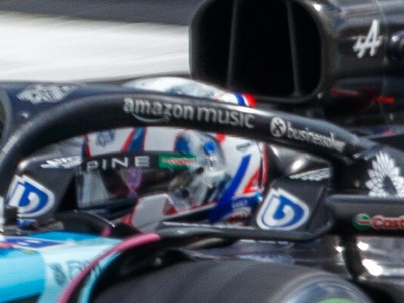 Photo of the Pierre Gasly British Grand Prix 2024 helmet