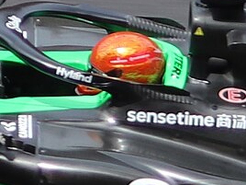 Photo of the Valtteri Bottas Chinese Grand Prix 2024 helmet