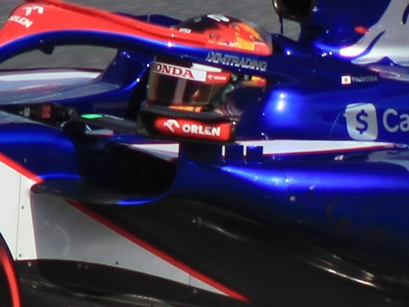 Photo of the Yuki Tsunoda 2024 season helmet