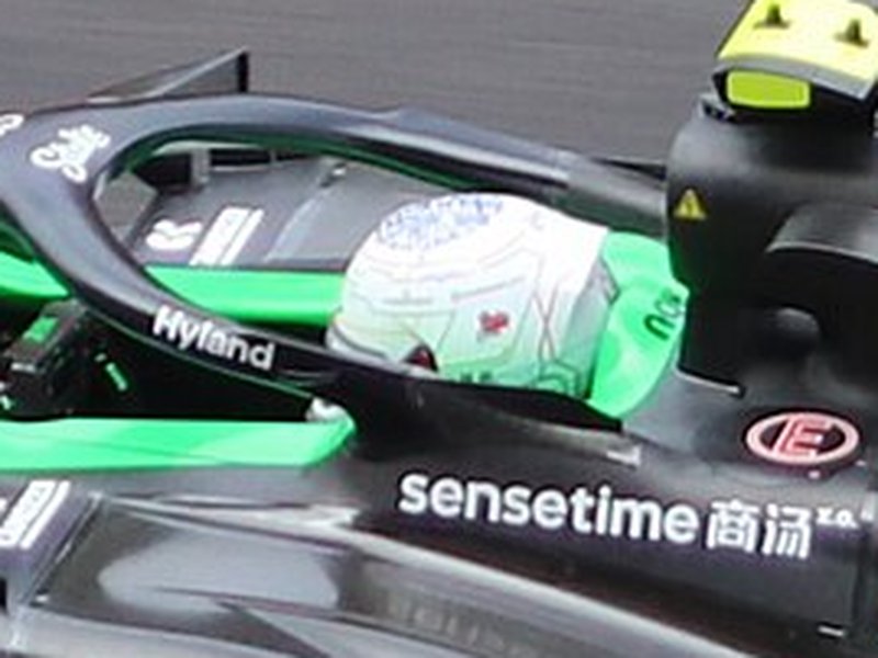 Photo of the Zhou Guanyu Chinese Grand Prix 2024 helmet