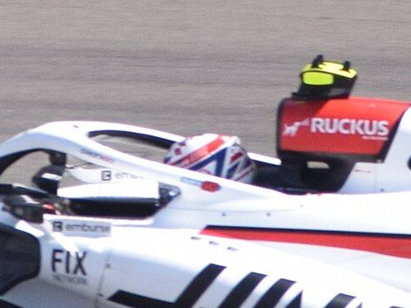 Photo of the Oliver Bearman British Grand Prix 2026 helmet