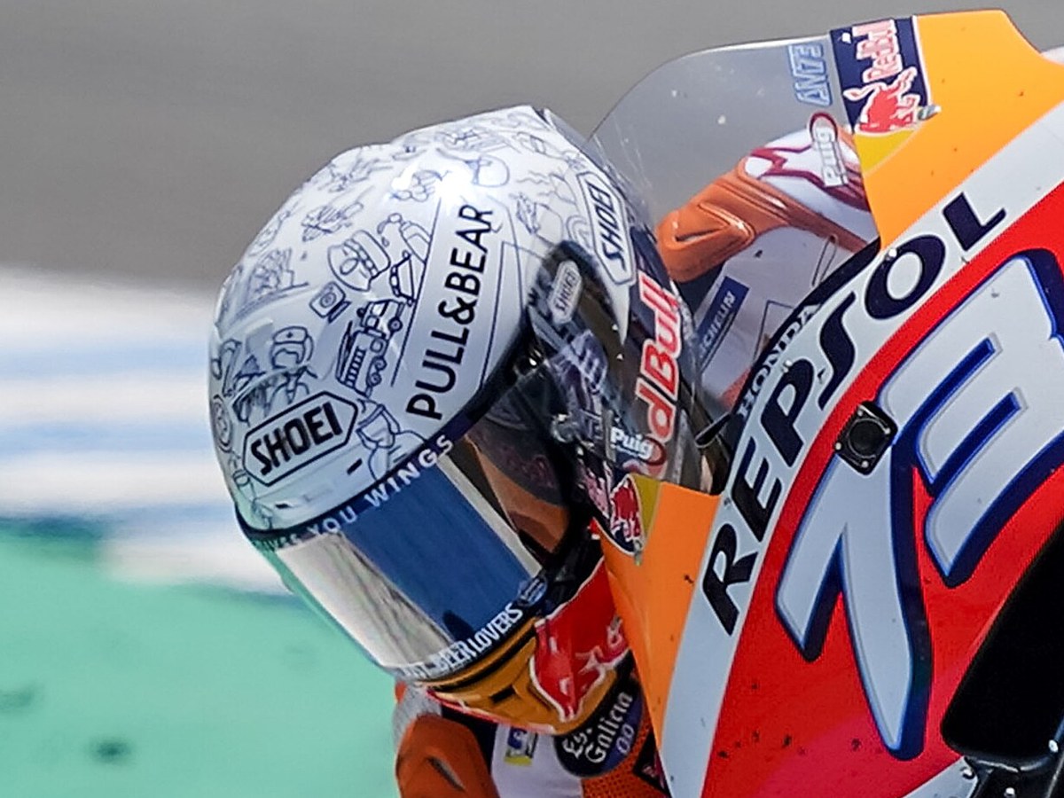 Photo of the Alex Marquez Spanish Grand Prix 2020 helmet