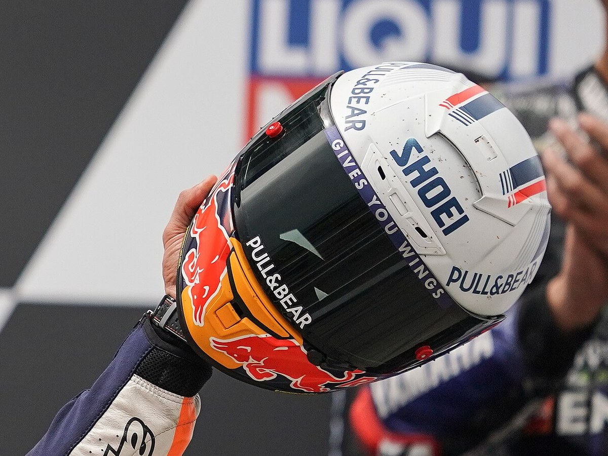 Photo of the Marc Marquez German Grand Prix 2021 helmet