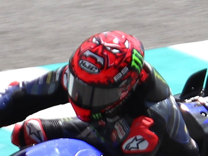 Photo of the Fabio Quartararo 2024 season helmet